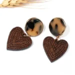 Style bohème avec ces boucles d'oreilles africaines