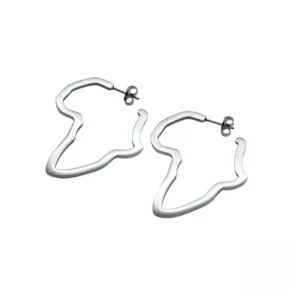 Boucles d'oreilles africaines plaquées élégantes