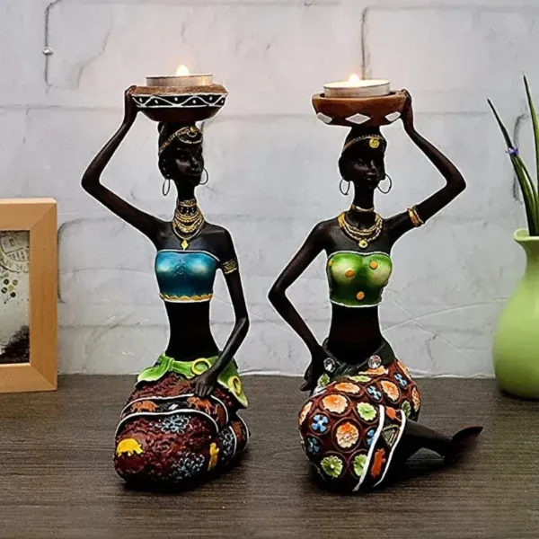 bougeoir-femme-africaine-1 Bougeoir Femme Africaine, décoration élégante
