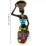 Bougeoir chic avec motifs africains