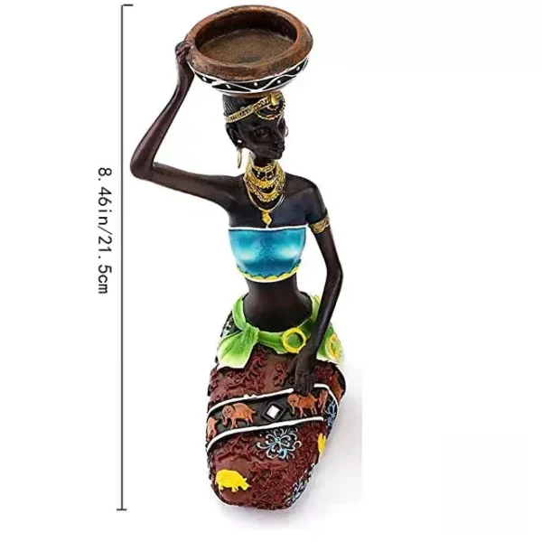 Bougeoir chic avec motifs africains