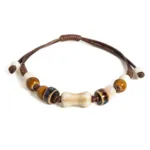 Bracelet africain en os, design authentique et artisanal
