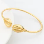 Bijou africain : bracelet en or avec motifs