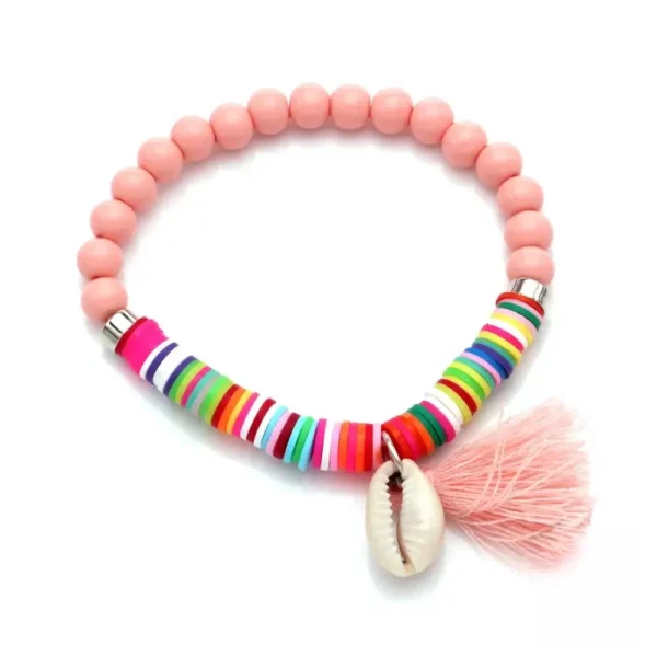 Accessoire mode en coquillage ethnique