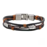 Bracelet Africain en cuir traditionnel