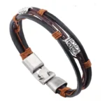 Bracelet africain fait main en cuir