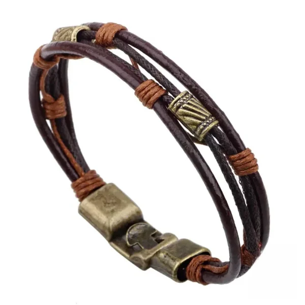 Cuir de qualité pour bracelet africain