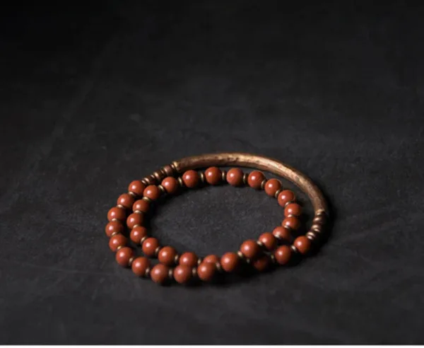 Bracelet en cuivre, style rétro, inspiration africaine élégante