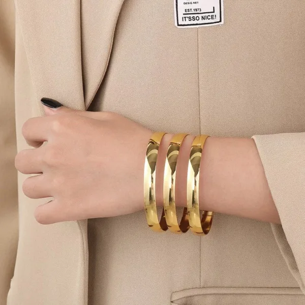 Bracelet Doré en Acier Inoxydable