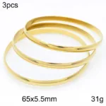 Bracelet Acier Doré pour Femme