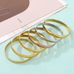 Bracelet Africain Dorée en Acier Inoxydable - vue 5