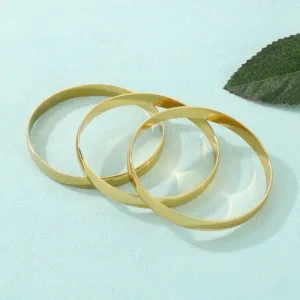 Bijou Africain en Acier Doré
