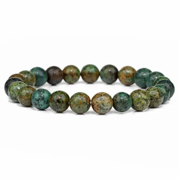 Bracelet en pierre colorée