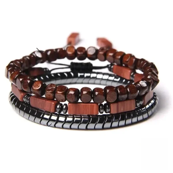 Bracelet traditionnel africain en pierre