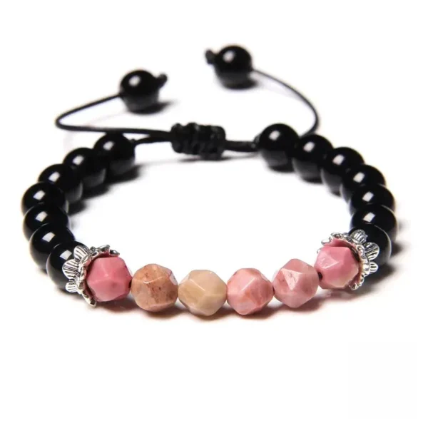 Bracelet en pierres colorées, style africain distinct