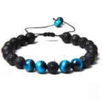 Bracelet original avec perles de pierre