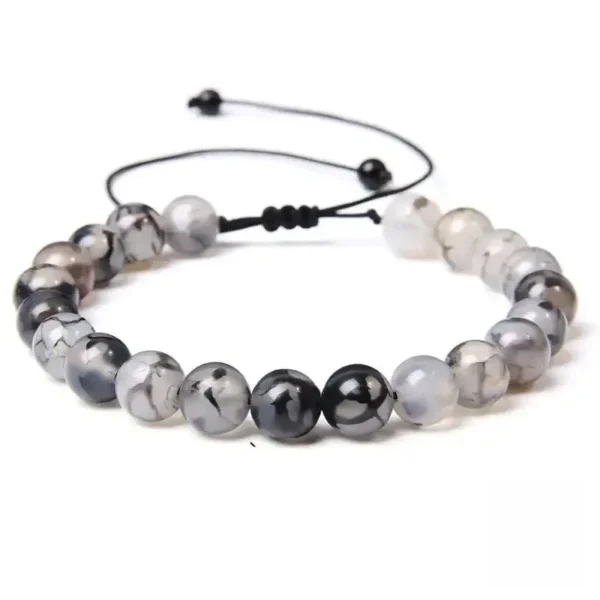 Bracelet africain chic en pierres colorées
