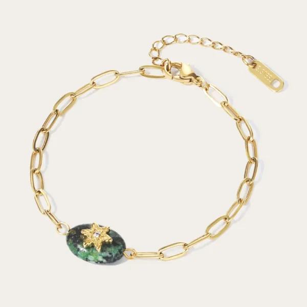 Bracelet Africain en Pierre pour Femme