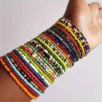 Bracelet Africain en perles pour femme