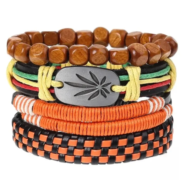 bracelet-africain-homme-cuir-1 Bracelet Africain Homme en cuir véritable