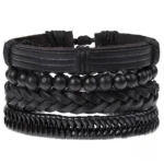 Cuir africain pour un bracelet unique pour homme