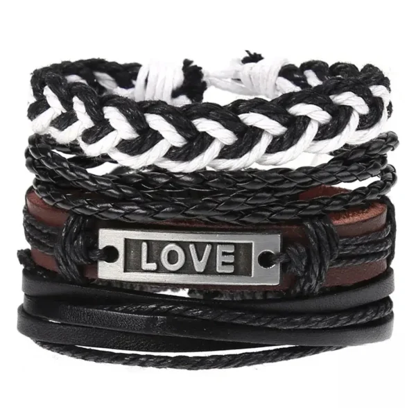 Accessoire en cuir traditionnel africain pour homme