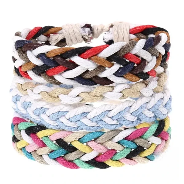 Bracelet Africain Homme en cuir véritable - vue 6