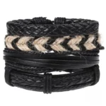 Bracelet africain en cuir pour un look intemporel