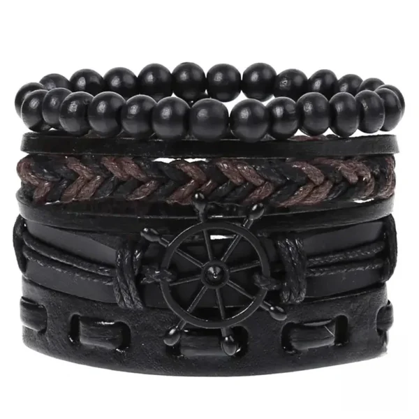 Bracelet en cuir homme, élégant et culturel