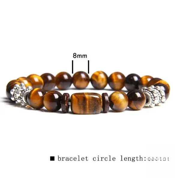 Bijou africain en Oeil de Tigre, élégant et unique
