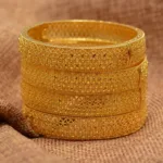 Accessoire en or pour femme, bracelet africain unique