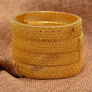 Accessoire en or pour femme, bracelet africain unique