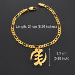 Bracelet en or, inspiration Adinkra, artisanat traditionnel