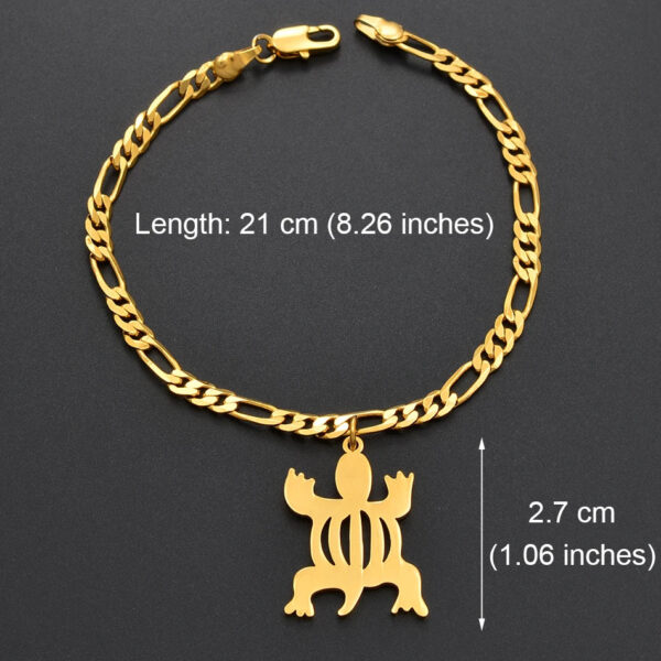 Accessoire africain or, motif Adinkra riche en culture