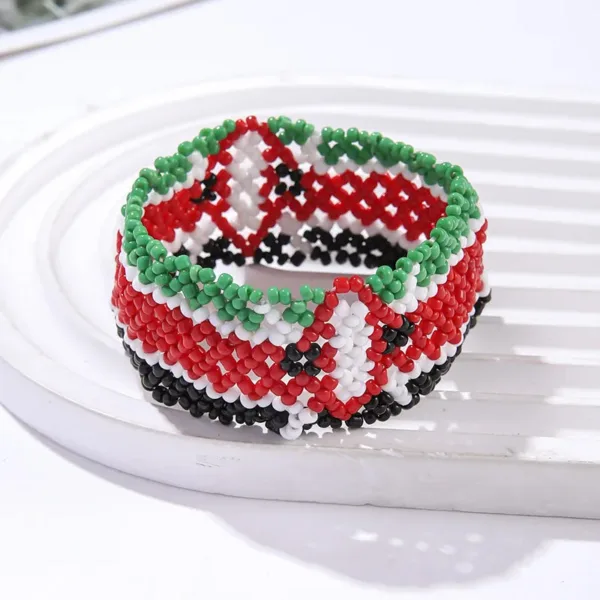 bracelet-africain-perle-multicolore-1 Bracelet africain multicolore en perles