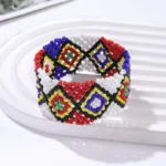 Bracelet en perles africaines pour femme