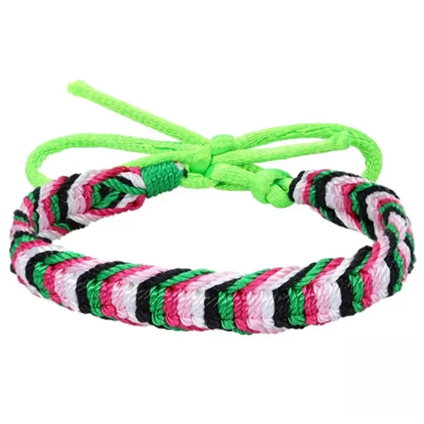 Bracelet tissé main, parfait pour un style ethnique
