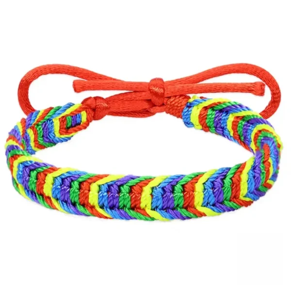 Bracelet artisanal africain tissé avec amour