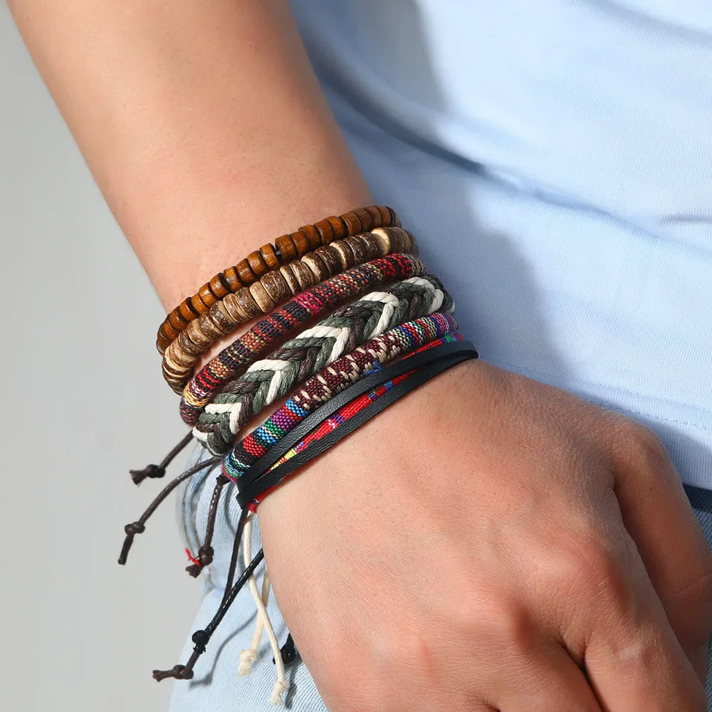 Cuir tressé inspiré du style tribal africain