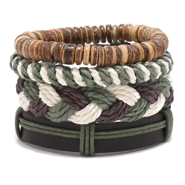Élégance artisanale du bracelet africain en cuir