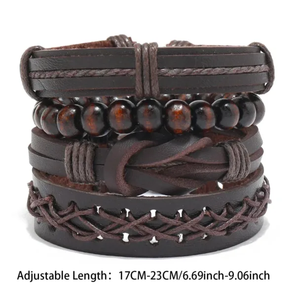 Bracelet cuir tressé, reflet de culture africaine