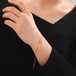 Bracelet en perles inspiré de la carte d'Afrique