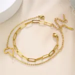 Bracelet ethnique stylisé carte Afrique