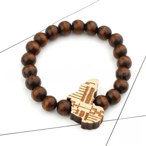 bracelet-continent-africain-1 Bracelet Afrique en perles colorées et motifs traditionnels