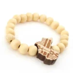 Bracelet artisanal représentant la culture africaine