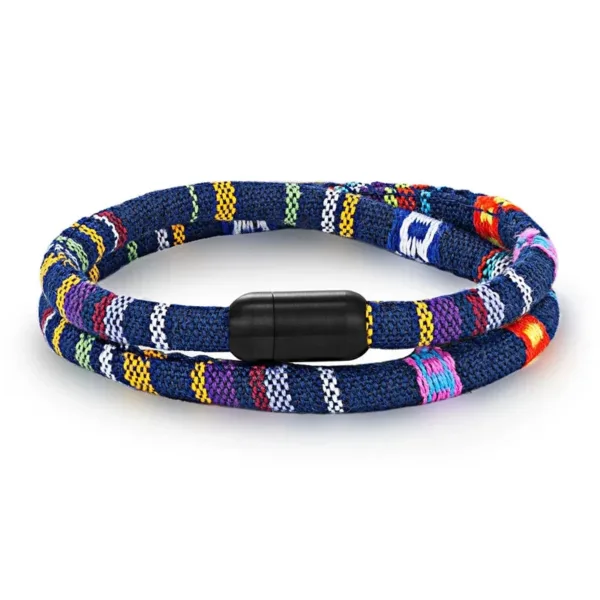 bracelet-corde-africain-bleu-fonce-1 Bracelet Corde Africain Bleu Foncé