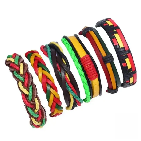 bracelet-cuir-main-africain-tresse-1 Bracelet cuir tressé inspiré de l'art africain