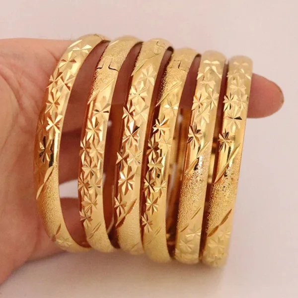 Bracelet en or 24 Carats Africain - vue 3