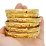 Bracelet traditionnel africain or 24 Carats