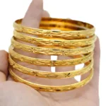 Bracelet or 24 Carats, artisanat africain